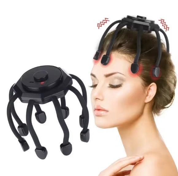 Combo Masajeador de Cabeza + Máscara para Migraña