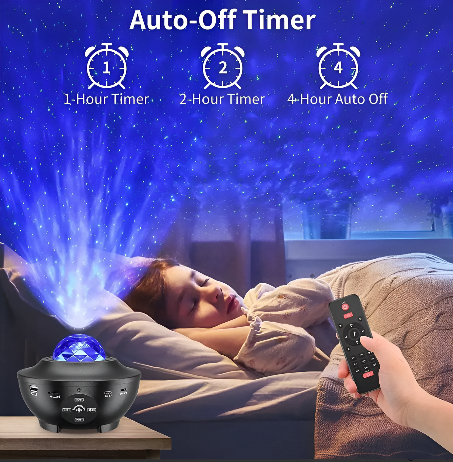 PROYECTOR DE GALAXIAS LED + BLUETOOH