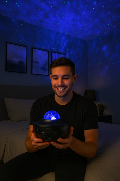 PROYECTOR DE GALAXIAS LED + BLUETOOH